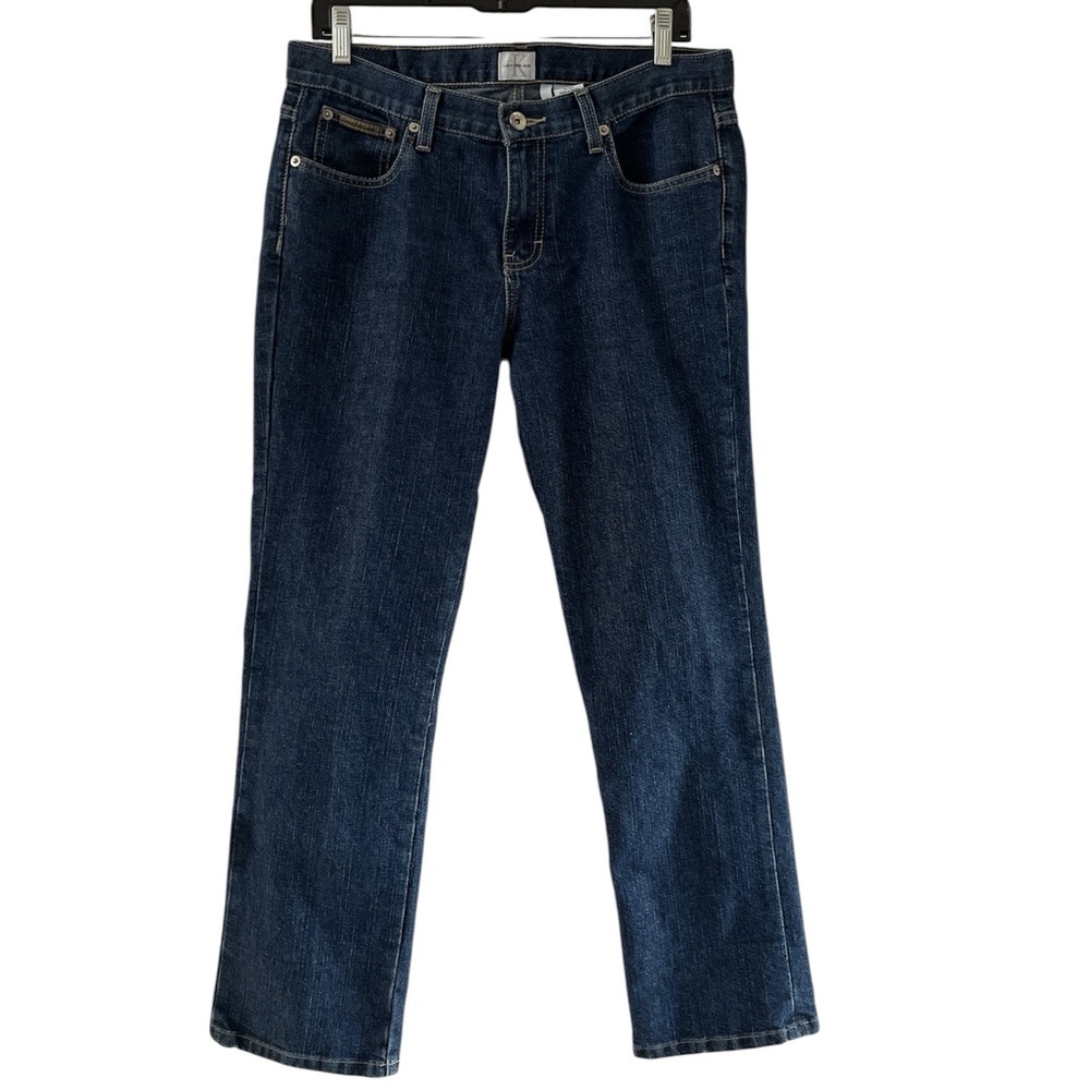 Calvin Klein CK Lean Cuffed Jeans Dark Wash Women’s Size 8